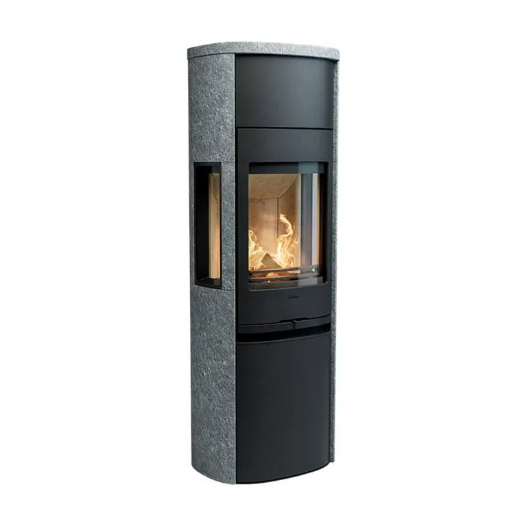 Contura 996T Style høy klebersteinsovn med sideglass — produktbilde fra Contura