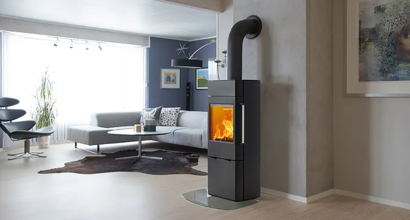 Scan 41, en flott peisovn med og uten sidevindu