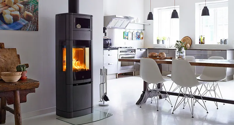 Scan 65 med bakerom, en flott peisovn!