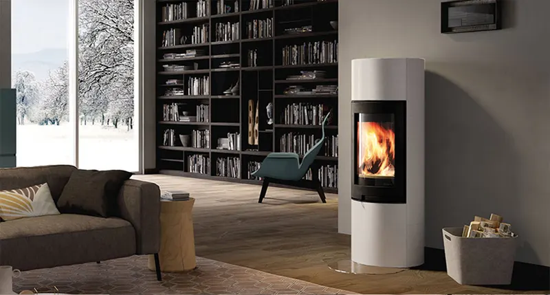 Atlanta Høy, en peis fra Nordpeis