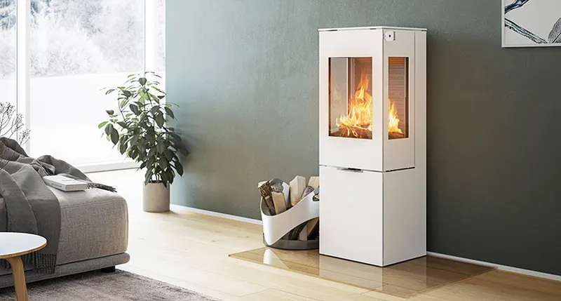 Nexo 120, en flott liten peisovn fra Rais